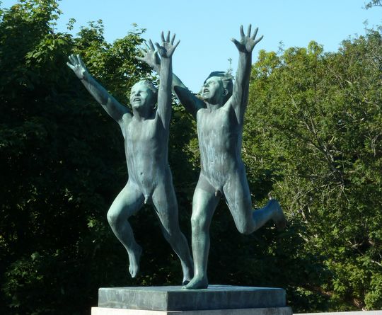 Skulptur im Vigeland Park