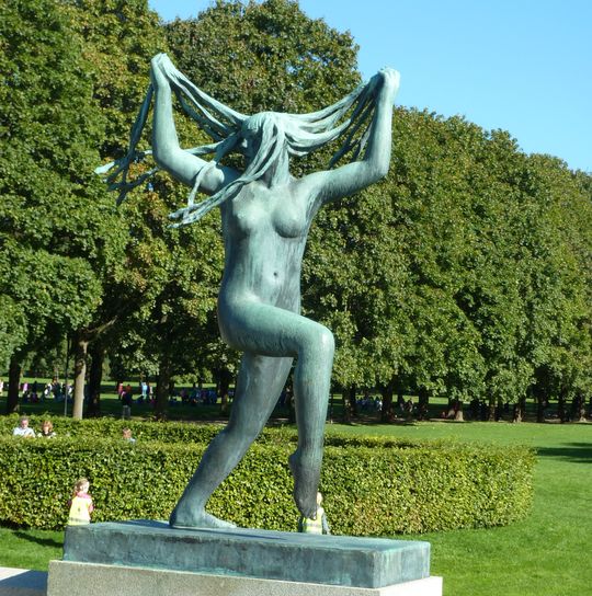 Skulptur im Vigeland Park